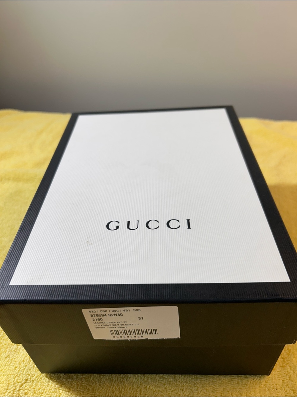 Gucci Kids Tan & Brown GG Canvas Leather Lace-Up Shoes - Picture 9 of 9